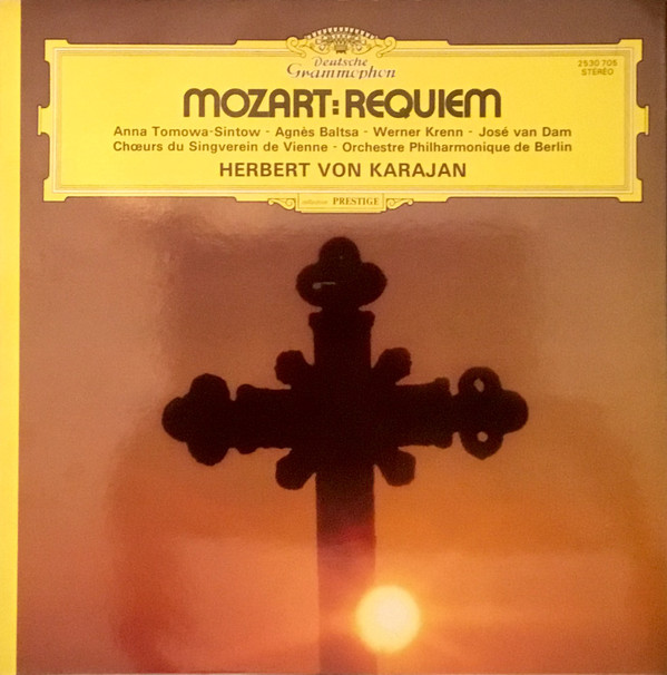 LP3306.Mozart - Anna Tomowa-Sintow · Herbert von Karajan ‎– Requiem (Vinyl, 12", 33 ⅓ RPM)
